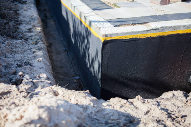 Residential Interior Drainage System installation at a Stevensburg, VA home by SJ Waterproofing Pros